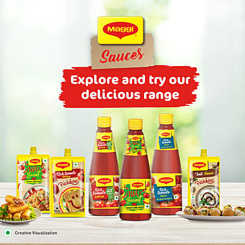 Maggi Hot & Sweet Tomato Chilli Sauce, 200 g Bottle Perfect Blend of Tomatoes & Chillies