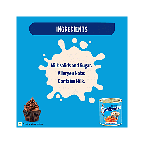 Nestle Milkmaid Partly Skimmed Sweetened Condensed Milk, 380 g  