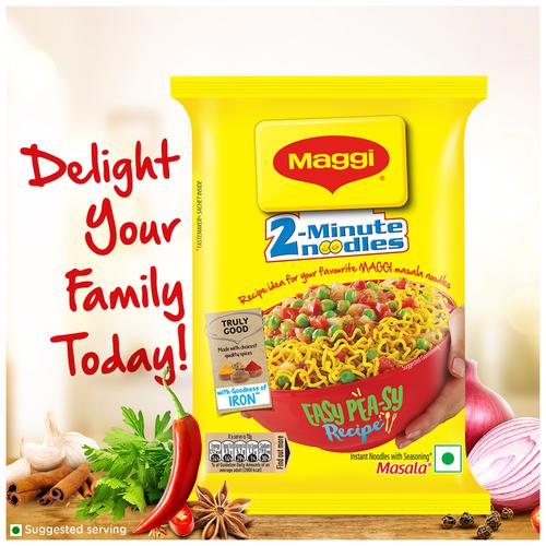 MAGGI  2-Min Masala Instant Noodles, 70 g Pouch 