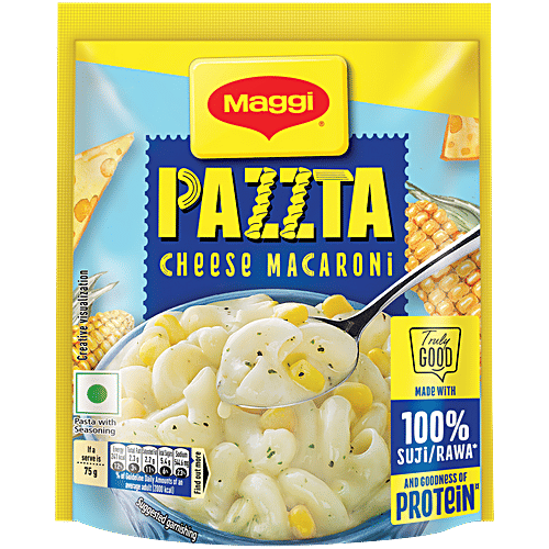Maggi Pazzta Cheese Macaroni Instant Pasta, 75 g  Instant Pasta