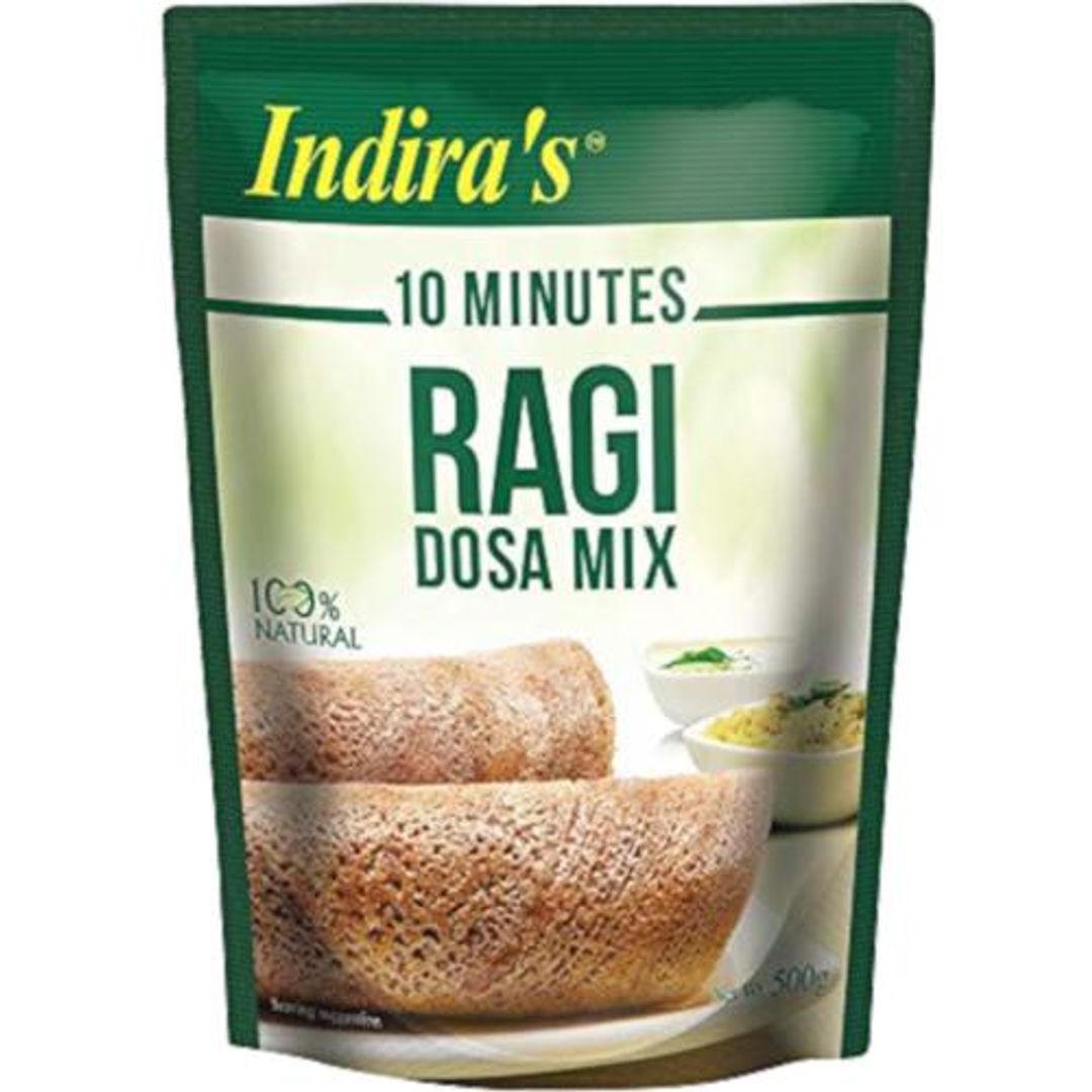 Indira's Ragi Dosa Mix, 500 g Pouch