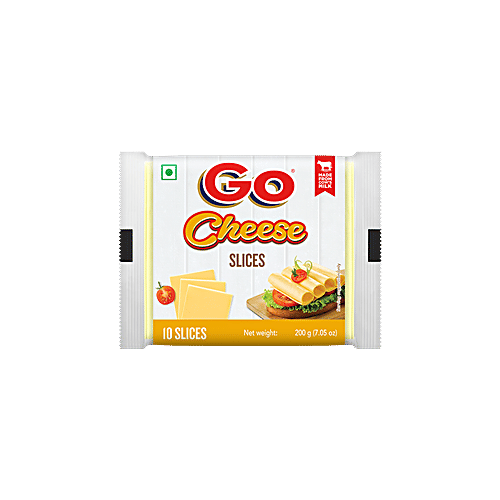 Buy Gowardhan Go Cheese Plain Slices 750 Gm Pouch Online at the Best