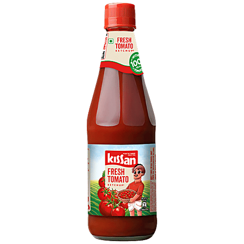 Buy Kissan Fresh Tomato Ketchup 500 Gm Bottle Online At Best Price of Rs 110 bigbasket