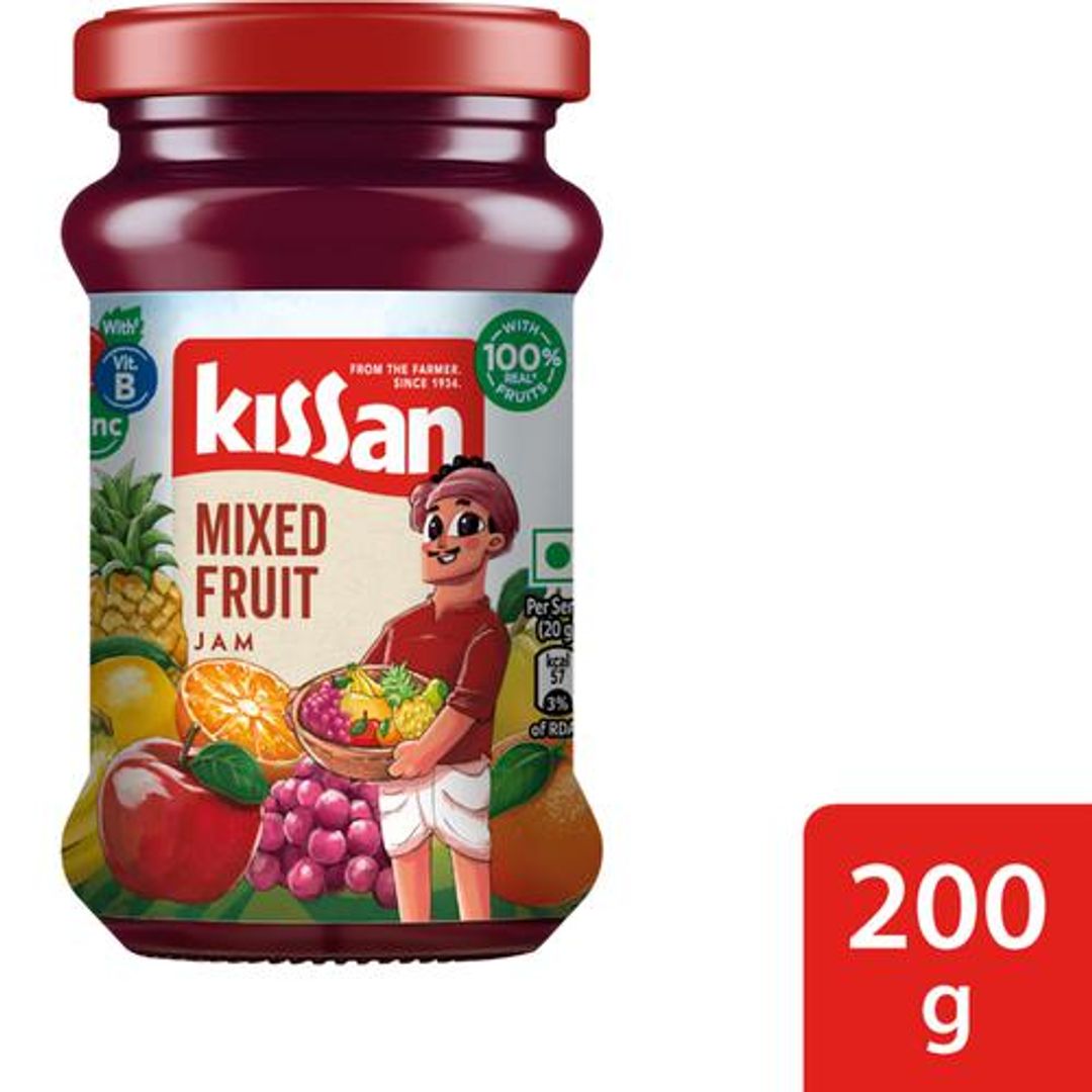 Kissan Mixed Fruit Jam, 200 g 