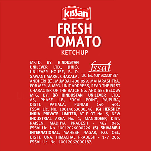 Buy Kissan Fresh Tomato Ketchup 200 Gm Online At Best Price of Rs 61.50