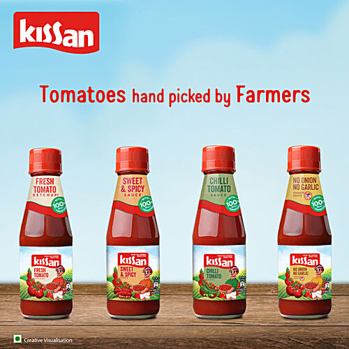 Kissan Fresh Tomato Ketchup, 200 g  