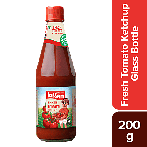 Kissan Fresh Tomato Ketchup, 200 g  