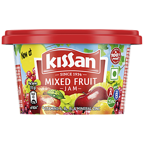 Buy Kissan Jam Mixed Fruit 100 Gm Box Online At Best Price of Rs 18.50
