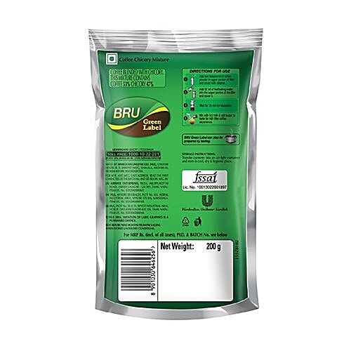 Buy Bru Filter Coffee Green Label 200 Gm Online At Best Price of Rs 60