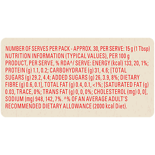 Kissan Fresh Tomato Ketchup Squeeze, 450 g Bottle No Trans Fat