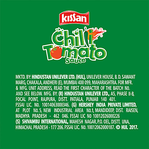 Buy Kissan Twist Chilli Tomato Sauce 500 Gm Bottle Online At Best Price