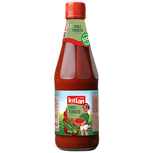 Buy Kissan Twist Chilli Tomato Sauce 500 Gm Bottle Online At Best Price