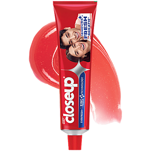 Closeup Toothpaste, 150 g  Zinc Fresh Technology,  Long lasting 18 Hours Of Fresh Breath & White Teeth