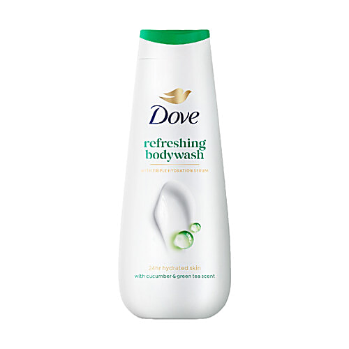 Dove Refreshing Bodywash With Triple Hydration Serum, 300 ml  