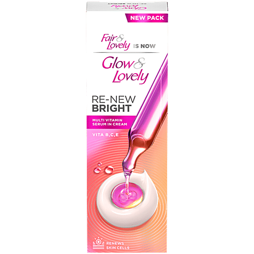 Glow & Lovely Re-New Bright Multivitamin Serum In Cream, 50 g  