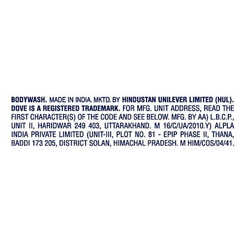 Dove Gentle Exfoliating Nourishing Body Wash, 190 ml  