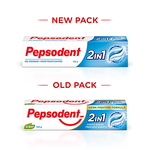 Pepsodent 2 In 1 Toothpaste, 150 g  