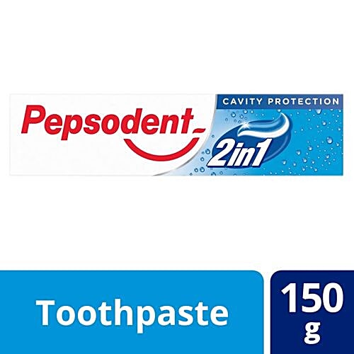 Pepsodent Toothpaste - 2 In 1, Cavity Protection, 150 g  