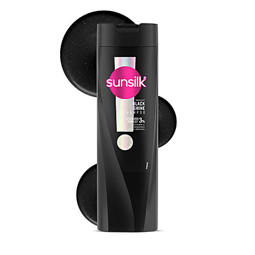 Sunsilk Radiant Black Shine Shampoo, 80 ml  