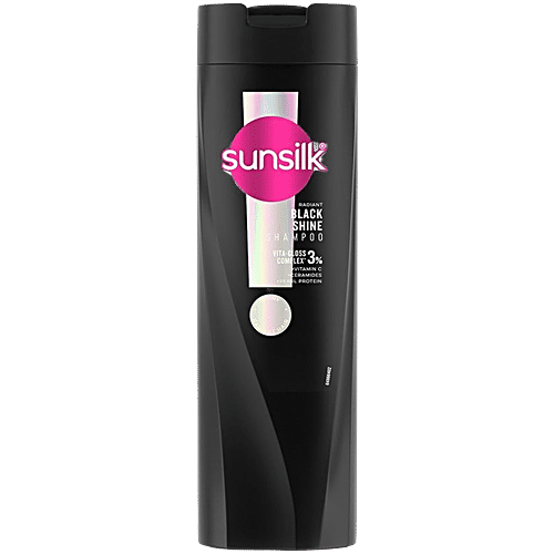 Sunsilk Radiant Black Shine Shampoo, 80 ml  