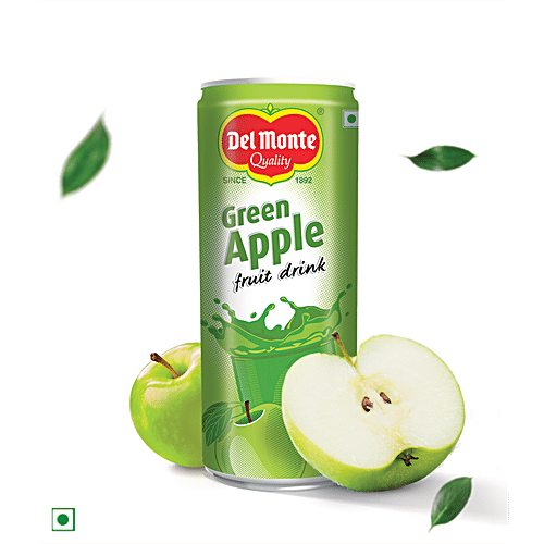 Del Monte Fruit Drink - Green Apple, 240 ml Zero Fat