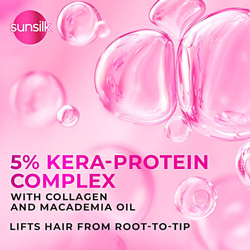 Sunsilk Luscious Thick & Long Conditioner, 180 ml  5% Kera-Protein Complex, With Keratin/Collagen/Macadamia Oil, For Bouncy & Thick Hair