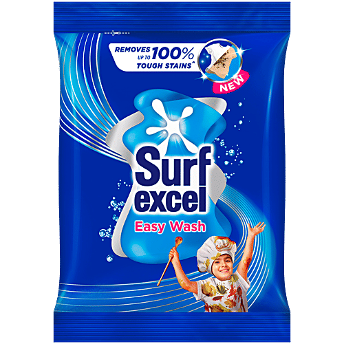 Surf Excel Easy Wash Detergent Powder, 1.5 kg  Removes Tough Stains Easily
