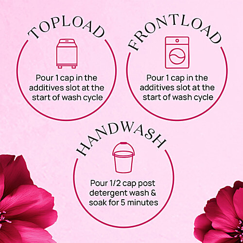 Comfort After Wash Lily Fresh Fabric Conditioner, 220 ml Bottle Protects Texture, Liquid Detergent, Liquid Fabric Softener