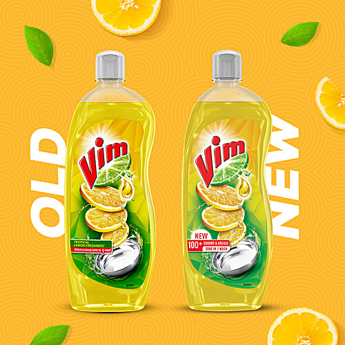 Vim Lemon Dishwash Liquid Gel, 250 ml Bottle