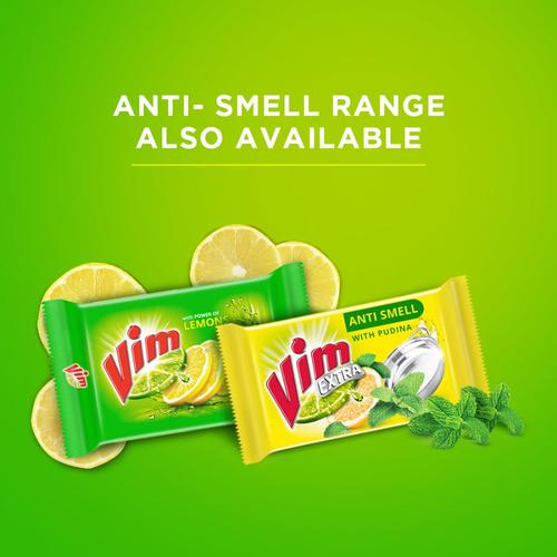 Vim Dishwash Bar - Lemon, 200 g (Pack of 3) 