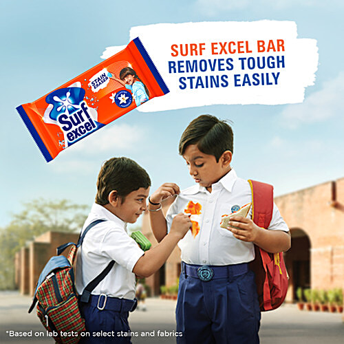 Surf Excel Stain Eraser Detergent Bar, 200 g (Pack of 4)