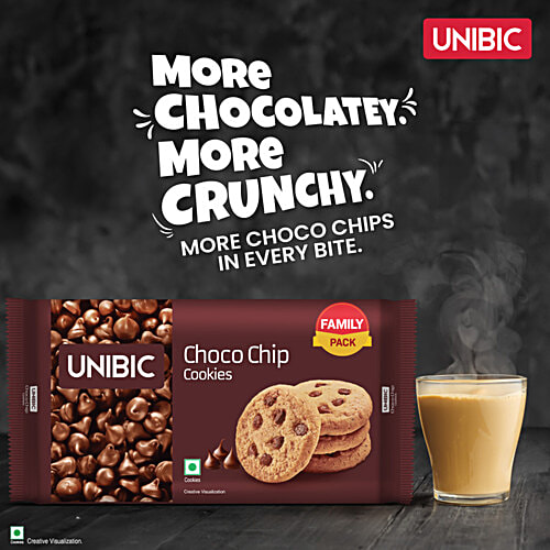 Unibic Cookies - Chocolate Chip, 150 g Pouch Zero Trans Fat, Zero Cholesterol