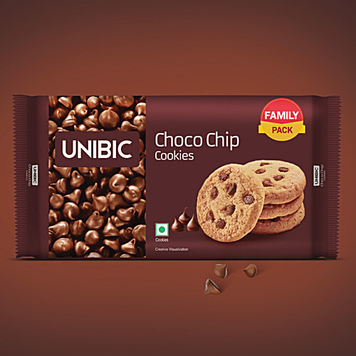 Unibic Cookies - Chocolate Chip, 150 g Pouch Zero Trans Fat, Zero Cholesterol