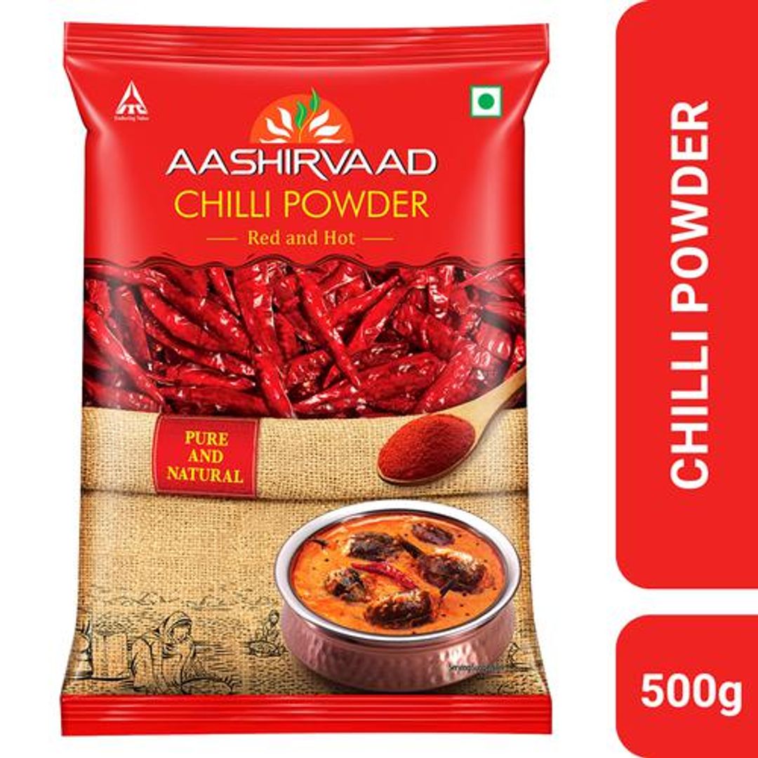 Aashirvaad Chilli Powder, 500 g 