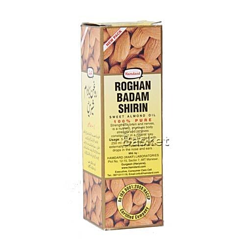 Buy Hamdard Almond Oil Roghan Badam Shirin 50 Ml Carton Online at the