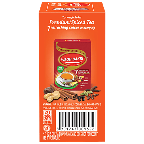 Wagh Bakri Premium Leaf Tea, 500 g Carton Strong & Refreshing