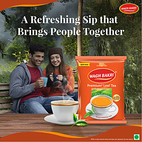 Wagh Bakri Premium Leaf Tea, 500 g Carton Strong & Refreshing