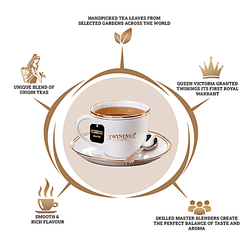 Twinings English Classics Breakfast Tea, 25 pcs Carton Rich, Robust & Satisfying