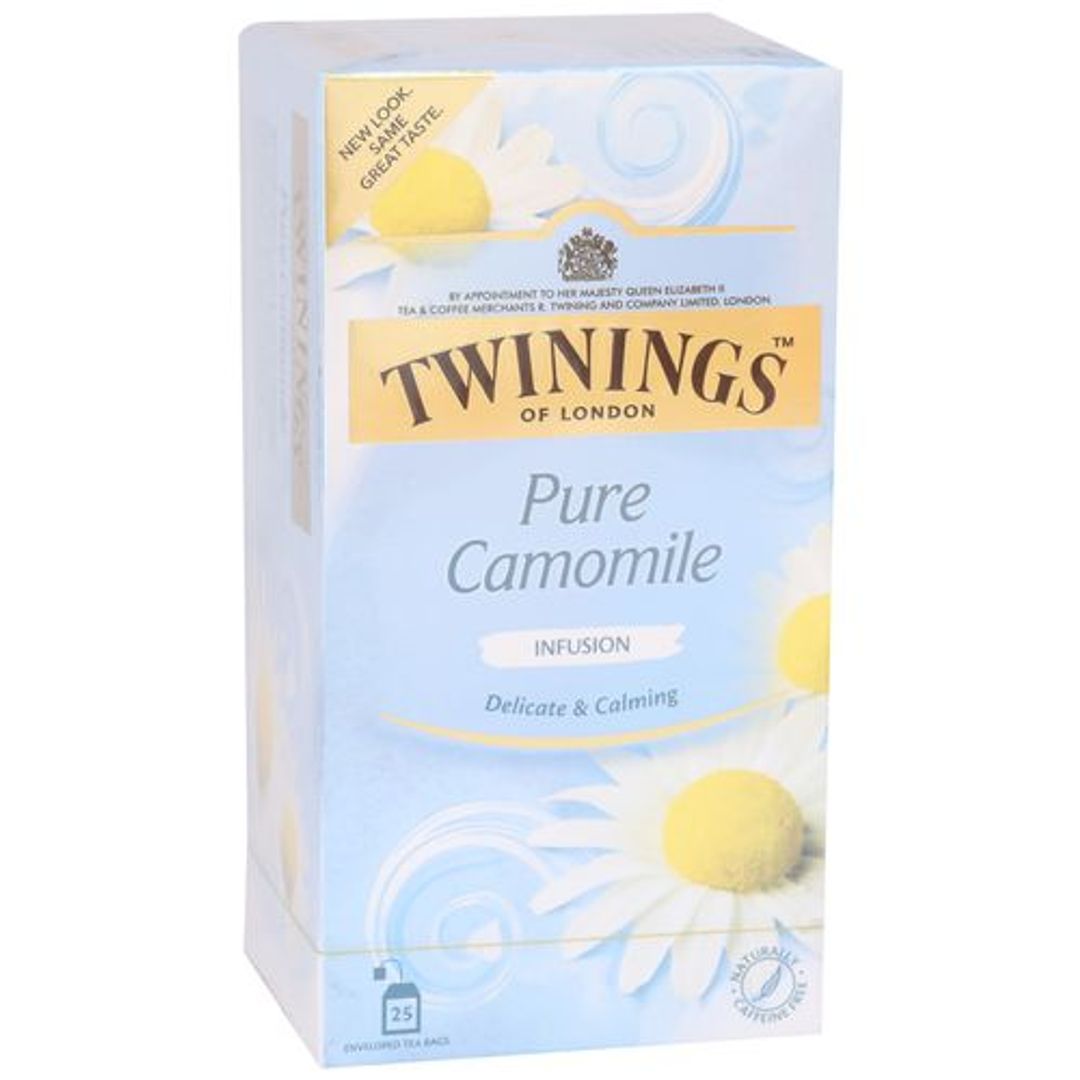 Twinings Pure Chamomile Tea, 27.2 g (25 Bags x 1.1 g each)
