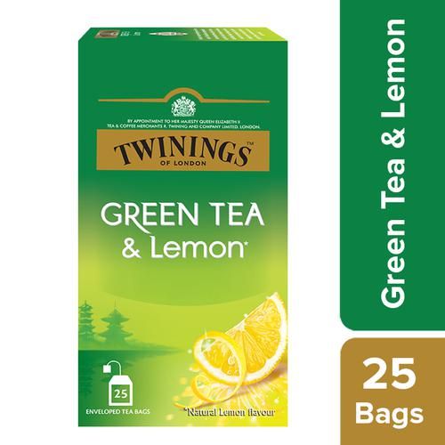 Buy Twinings Green Tea Bags - Lemon 25 pcs Carton Online at Best Price ...