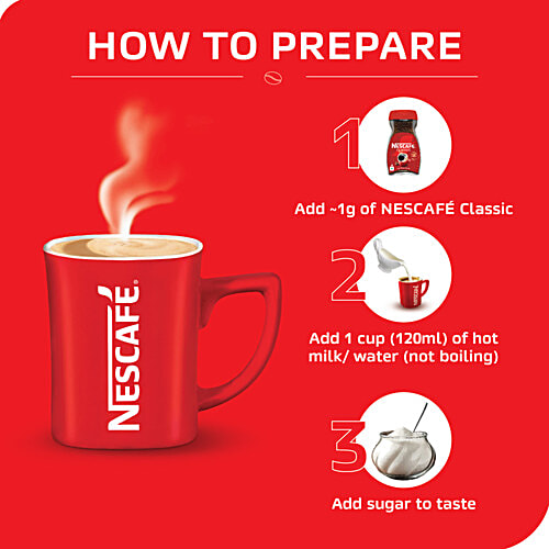 Nescafe Classic Instant Coffee Powder, 24 g Jar