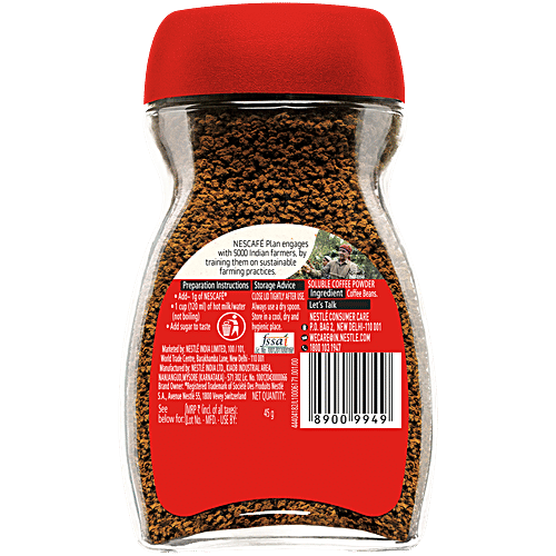 Nescafe Classic Classic Instant Coffee Powder, 45 g Jar 