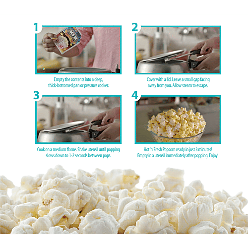 ACT II Instant Popcorn - Golden Sizzle, 60 g Pouch 