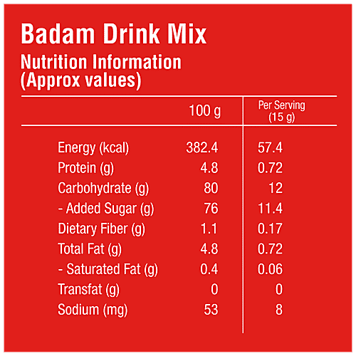 MTR Badam Drink, 200 g cartton 
