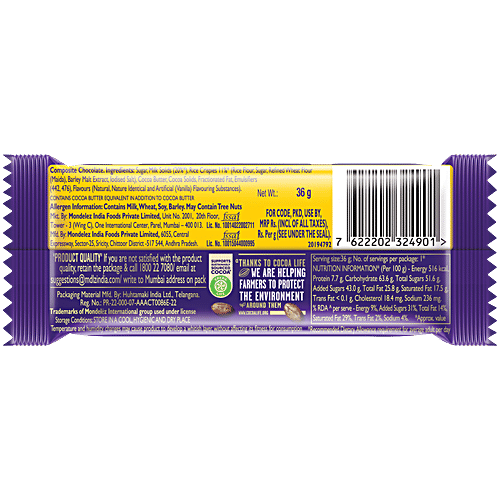 Cadbury Dairy Milk Crackle Chocolate Bar, 36 g Chocolate Gift Pack, Made from Sustainably Sourced Cocoa