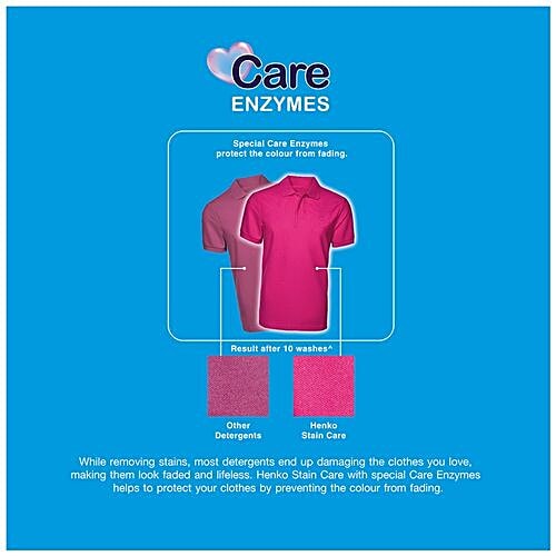 Henko Detergent Powder -Stain Care, 1 kg Pouch 