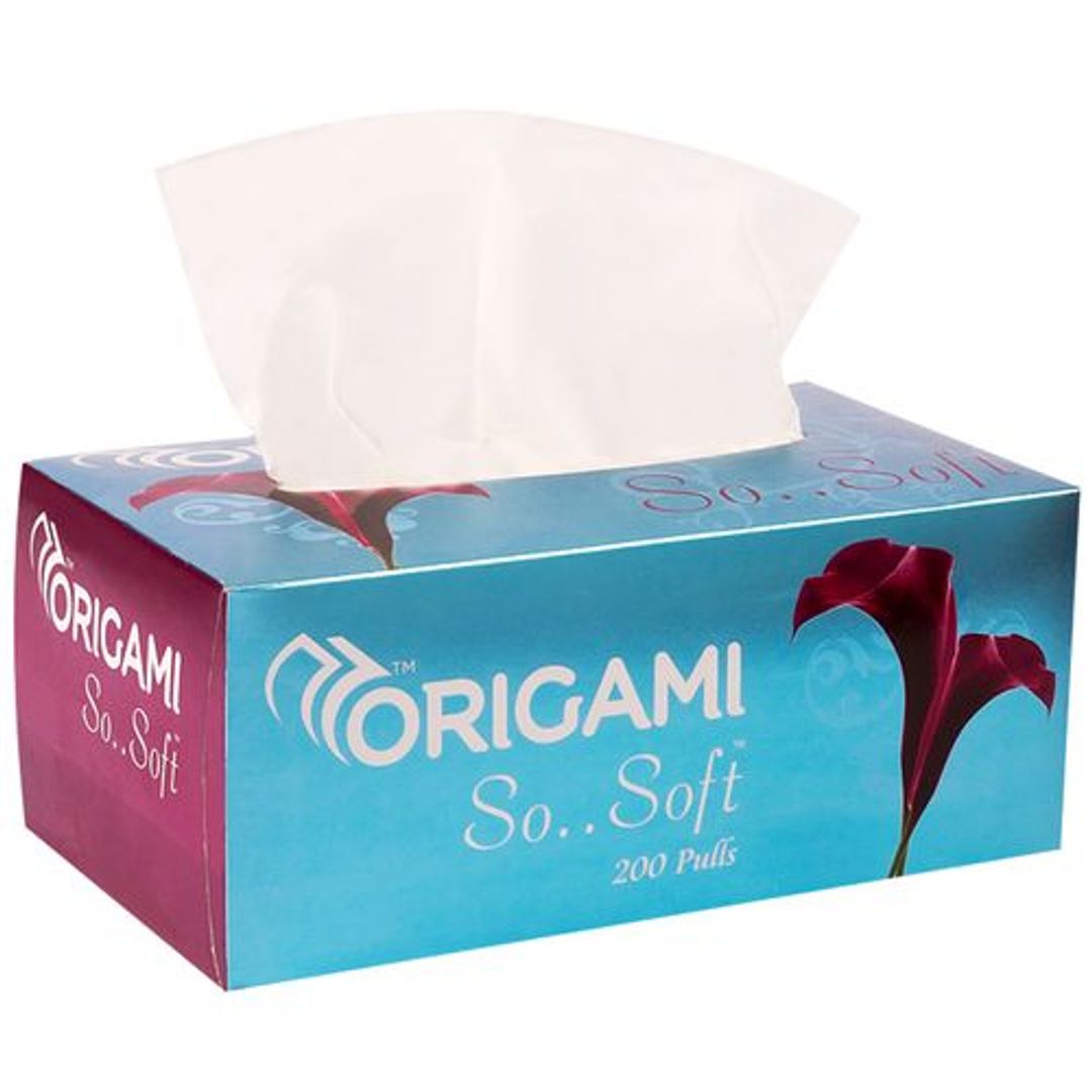 Origami Facial Tissues - 2 Ply, 1 pc (200 Sheets)