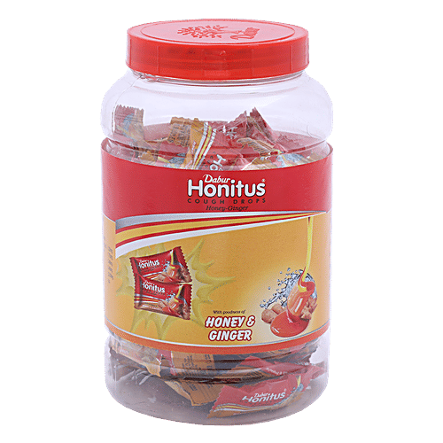 Dabur Honitus Ginger - Cough Drops, 100 pcs  