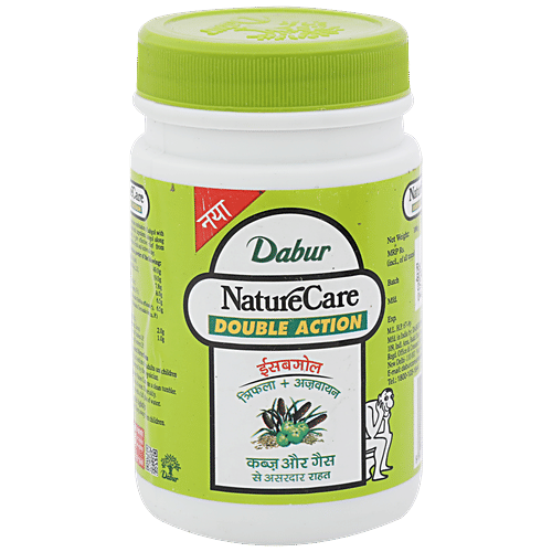 Dabur Nature Care Isabgol - Double Action (Relief from Constipation), 100 g  