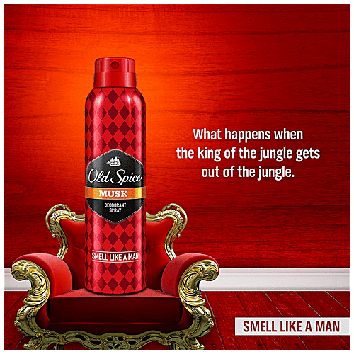Old Spice Deodorant Body Spray - Musk, 150 ml